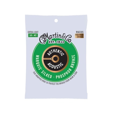 Martin Authentic Acoustic Guitar Strings - Marquis Silked