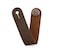 Levy's Leathers Headstock Strap Adapter for Acoustic Guitars; Brown Leather (MM18CH-BRN)