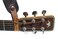 Walker &amp; Williams AT-2 Brown Carving Leather Acoustic Guitar Strap Button Headstock Adaptor For Acoustic, Electric, And Bass Guitars