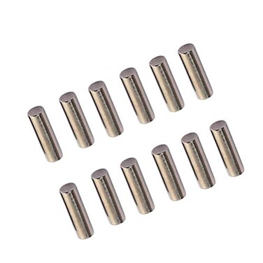 Exceart 60pcs Guitar Humbucker Pickup Polepiece Steel Pole Slugs Rod for Electric Guitar Bass Replacement Parts 5 x 17.5mm