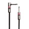 Monster Prolink Classic Instrument Guitar Cable - 12 ft Straight to Right Angle Instrument Cable. All Metal &amp; Duraflex Outer Jacket. 90% Copper Braided Shield Monster Instrument Cable