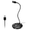 JOUNIVO USB Microphone, 360 Degree Adjustable Gooseneck Design, Mute Button &amp; LED Indicator, Noise-Canceling Technology, Plug &amp; Play, Compatible with Windows &amp; MacOS