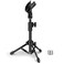 Desk Mic Stand, JCWINY Portable Foldable Microphone Tripod with Mic Clip Holder Adjustable Table Microphone Stand for Blue Yeti Snowball Spark and Other Dynamic Microphones