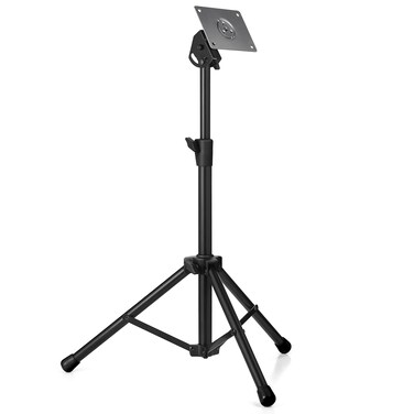 TENTEOTEN Electronic Mounting Stand with Plate, Portable Mounting Stand for Electronic Modules &amp; Controller Multi Pads and Drum Pads (Black)