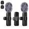 Labstandard Professional Wireless Lavalier Lapel Microphone for iPhone, iPad, Mini Video Recording Mic for Interview Video Podcast Vlog YouTube &amp; Livestream, Noise Reduction, Plug &amp; Play (Moden)