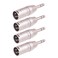 Smithok 4 Pack 1/4" TRS to XLR Adapter, Balanced Quarter Inch 6.35mm Male to XLR Male Adapters