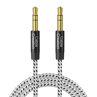 CableCreation 3.5mm Cable(6FT/1.8M) 3.5mm Audio Cable Male to Male, 1/8 Auxiliary Stereo Aux Cord Compatible with Headphones,Car,Speaker,iPods, iPads,Echo,Soundbox,Hi-Fi System