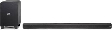 Polk Audio Signa S4 Sound Bar with Wireless Subwoofer - Dolby Atmos 3D Audio, Exclusive VoiceAdjust &amp; BassAdjust Technology, HDMI eARC, Works with 8K, 4K &amp; HD TVs, Bluetooth, Wireless Streaming