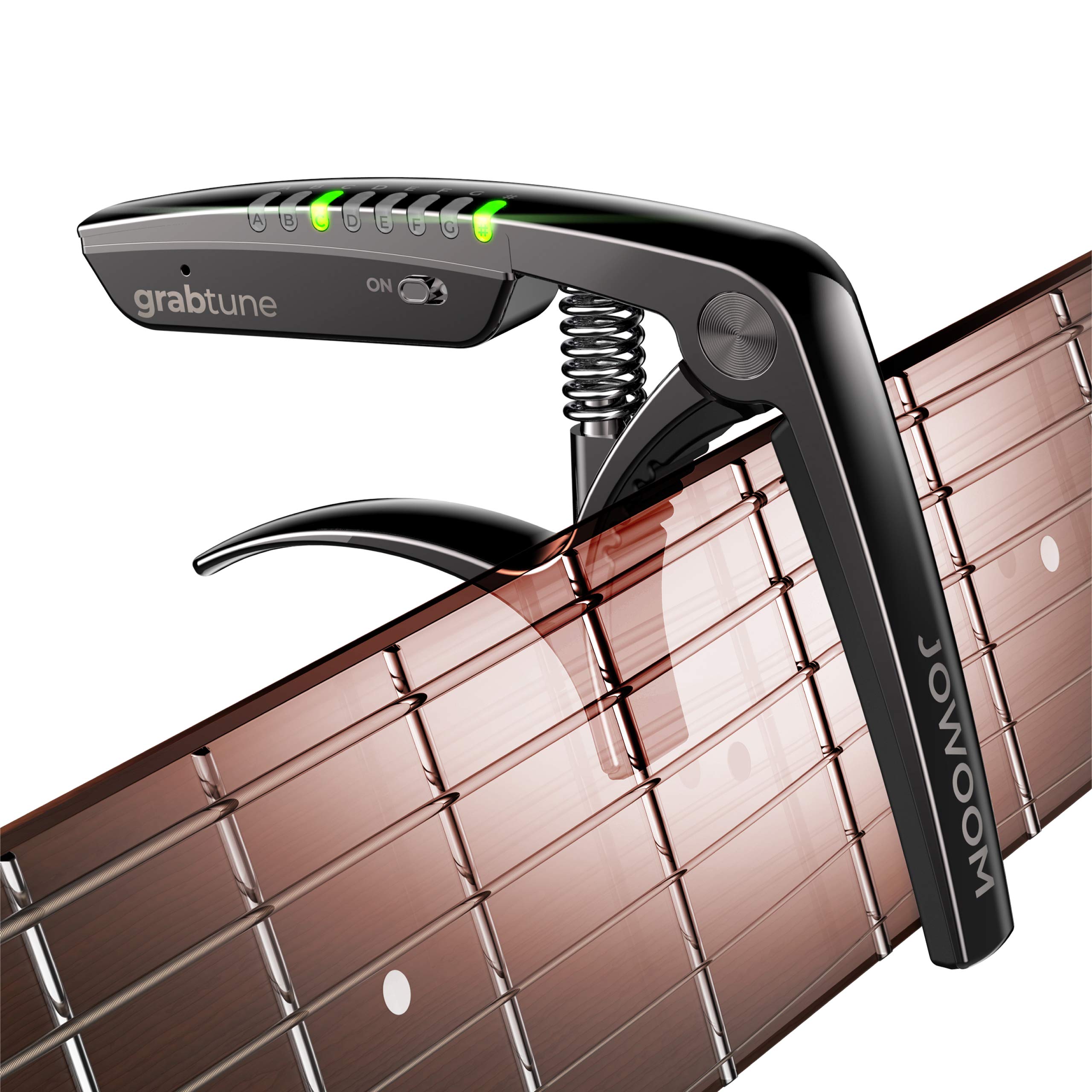 jowoom Jowoom Grabtune Acoustic Guitar capo-tuner usbc