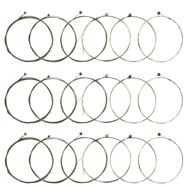 JYsun Electric Guitar Strings 3 Full Sets with Stainless Steel Core Nickel Alloy Wound Nickel-plated Bead Head Including E-1st B-2nd G-3rd D-4th A-5th E-6th