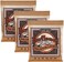 Ernie Ball Earthwood Medium Light Phosphor Bronze Acoustic Guitar Strings 3-pack, 12-54 Gauge (P03446)