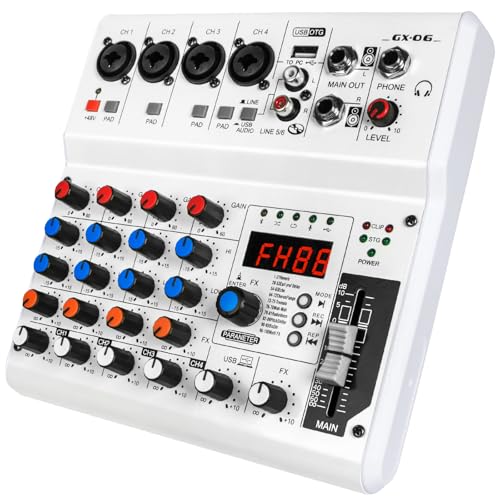 Kmise Kmise 6-channel Audio Mixer With 99 Sound Effects