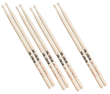 Vic Firth P5A.3-5A.1 American Classic Wood Tip Drumsticks (Pack of 4)