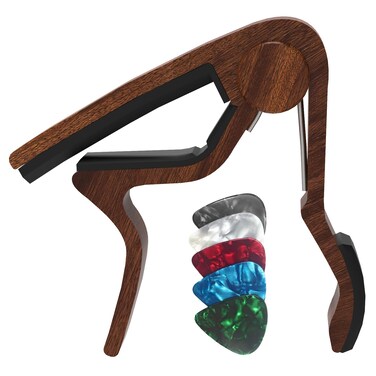Guitar Capo,Capo for Electric Guitar and Acoustic Guitar,Capo for Acoustic Guitar 6 String,Guitar Accessories with Guitar Tuner,Violin,Bass,Ukulele Chromatic