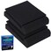 QDVDQ 2 Pack Studio Monitor Isolation Pads, Acoustic Speaker Isolation Pads, Angled Speaker Foam Stand, High Density Acoustic Foam, for 3 - 5 Inch Speakers Black