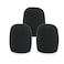 LEFXMOPHY SM57 Windscreen, Mic Foam Replacement for Shure SM57 Vocal Microphone Pop Filter, Black Noise-cancellation Windsock Cover 3-pack