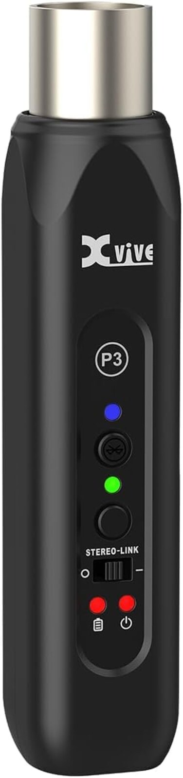 Xvive P3 Bluetooth XLR Receiver for Audio Mixer, Active PA, DJ Systems