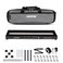 Ghost Fire Guitar Pedal Board with Built-in Isolated Power Supply Aluminum Alloy Effect Pedalboard with Carry Bag,PP series (PP1)