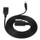 Qiilu USB Audio AUX Switch, 150cm, Male-Female, ABS Material, Compatible with Mercedes-Benz C63 E200l CLS E S ML Class