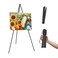Thickened Easel Stand for Wedding Sign &amp; Poster 63'' Portable Easels for Display Art Easel for Floor Adjustable Metal Easel Stand,Quick Set-Up Tripod Stand, Presentations,Signs,Posters (Black 1PC)
