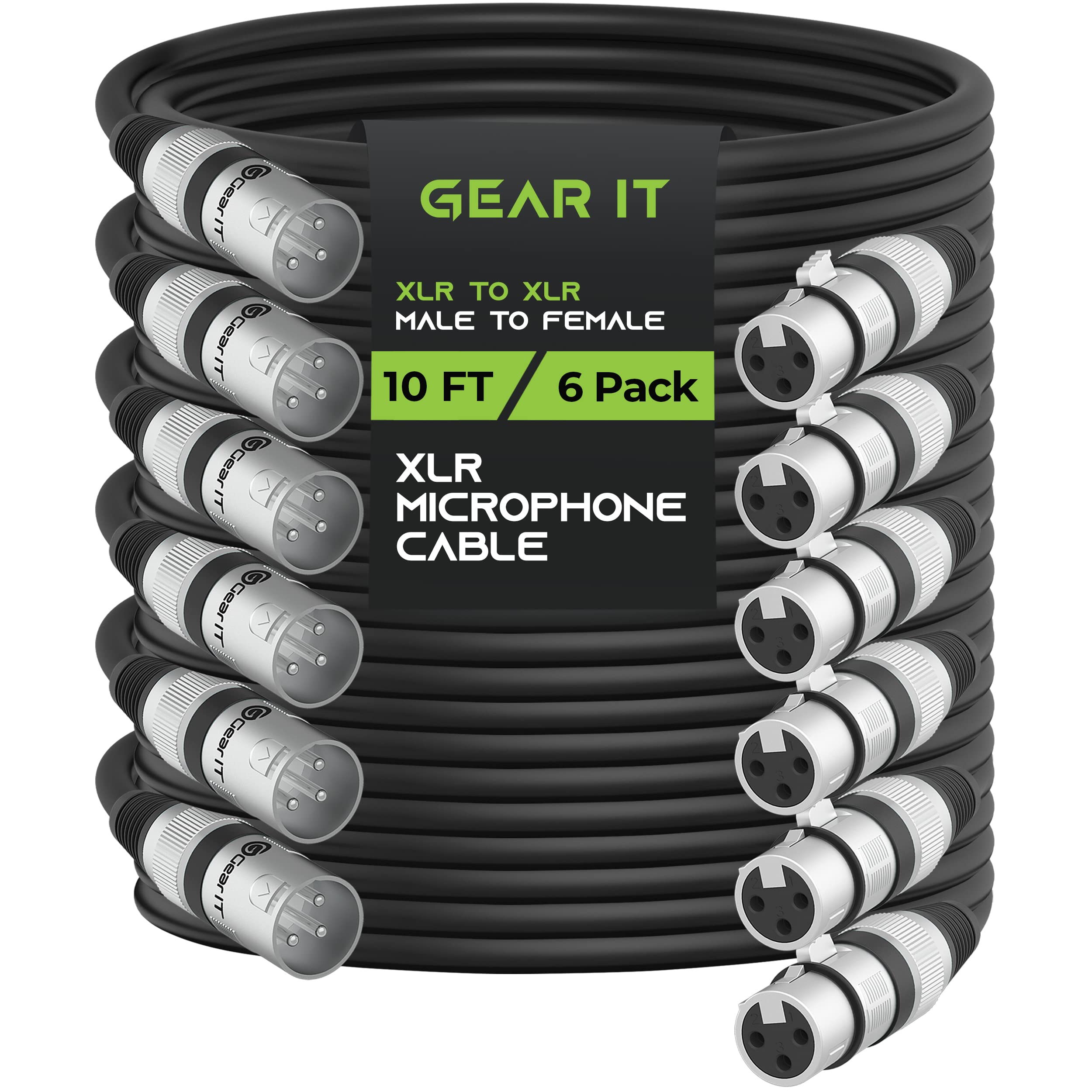 Gearit Gearit Xlr To Xlr Microphone Cable xlr 10 FT
