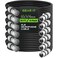 GearIT XLR to XLR Microphone Cable (10 Feet, 6-Pack) XLR Male to Female Mic Cable 3-Pin Balanced Shielded XLR Cable for Mic Mixer, Recording Studio, Podcast - Black, 10ft, 6 Pack