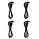 Godtone 4 Pack Guitar Effect Pedal DC Cable 5.5mm x 2.1mm Power Lead Cord, 60CM Male to Male (4 Power Cable)