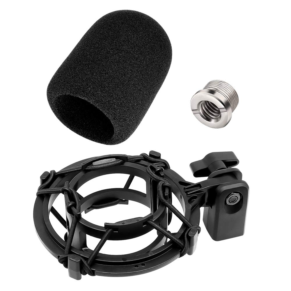 Etour Etour AT2020 Microphone Shock Mount With Pop Filter