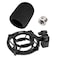 Etour AT2020 Microphone Shock Mount with Pop Filter, [Custom Built for audio technica Mic] Anti-Vibration Suspension Shockmount Holder Clip Compatible with AT2020USB+ AT2035 ATR2050 AT3035 AT3060