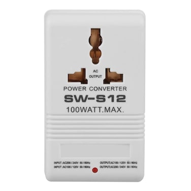 100W Power Converter AC110V/120V to 220V/240V Step-Up&amp;Down Voltage Converter Travel Adapter Transformer