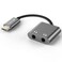 Cubilux USB C Double Headphone Splitter, Type C to Dual 3.5mm Jacks Audio Sharing Adapter Compatible with iPhone 15+/15, iPhone 15 Pro Max, iPad 10 iPad Pro, iPad Air 5/4 iPad Mini 6 and More
