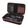 JOSMAX Wireless Microphone Case Compatible with JBL Wireless Two Microphone System, Portable Handheld Dual Mic Travel Storage Bag for Singing or Karaoke for Receivers, Adapters, AA Batteries - Black