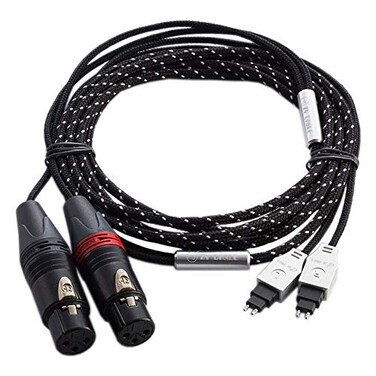 Fanmusic ZY Cable ZY-053 2XLR-F Plug HD600 HD650 HD660S Headphone Extension Cords Headphone Upgrade HiFi Cable