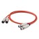 Fanmusic ZY Cable ZY-208 2XLR to 2XLR Balance Signal Line Audio Cable 1M