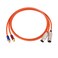 Fanmusic ZY Cable ZY-348 2RCA to 2XLR-Male Balance HiFi Signal Line Audio Cable 2m