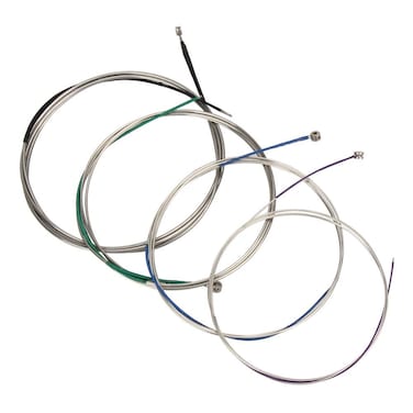 Imelod Cello strings Full Set (A-D-G-C) Universal Steel Core Nickel-Chromium Wound with Nickel-plated Ball End for 4/4 3/4 1/2 1/4 Cellos