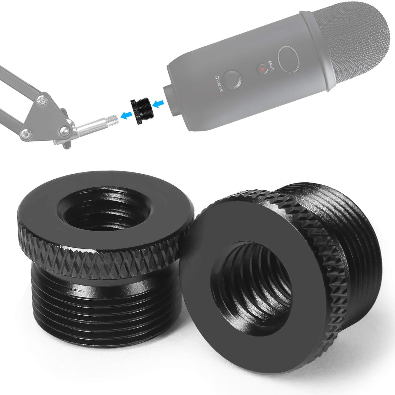 frgyee Frgyee Screw Thread Adapter 5/8 inch to 3/8 inch