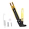 Motorcycle kickstand foot - Motorcycle Kickstand Aluminum Alloy Motorcycle Adjustable Kickstand Foot Side Stand Tr Holder(Gold)