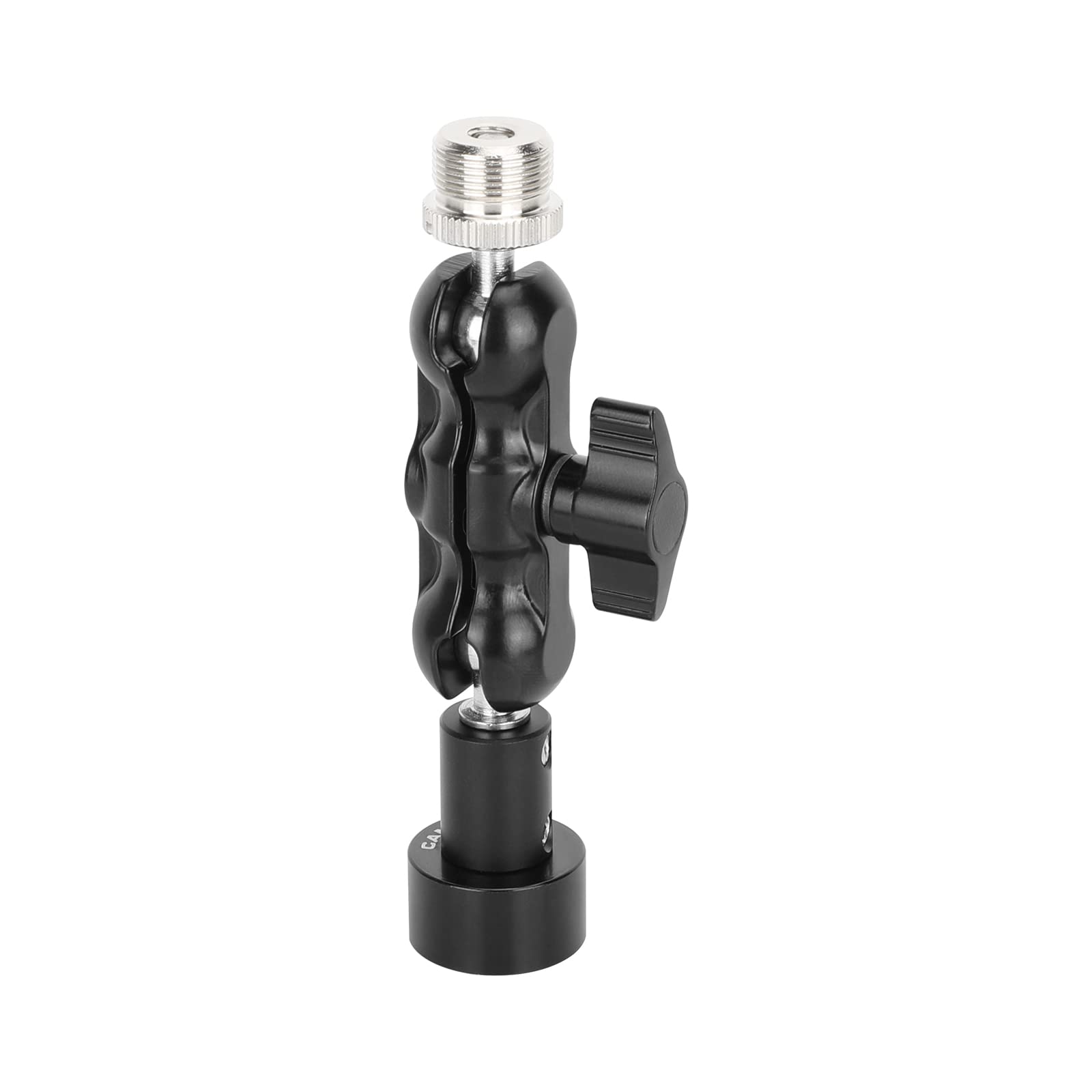 كامفيت CAMVATE Mini Ball Head Mount Microphone Clamp With 5 8 -27 Male And Female Adapter - 330