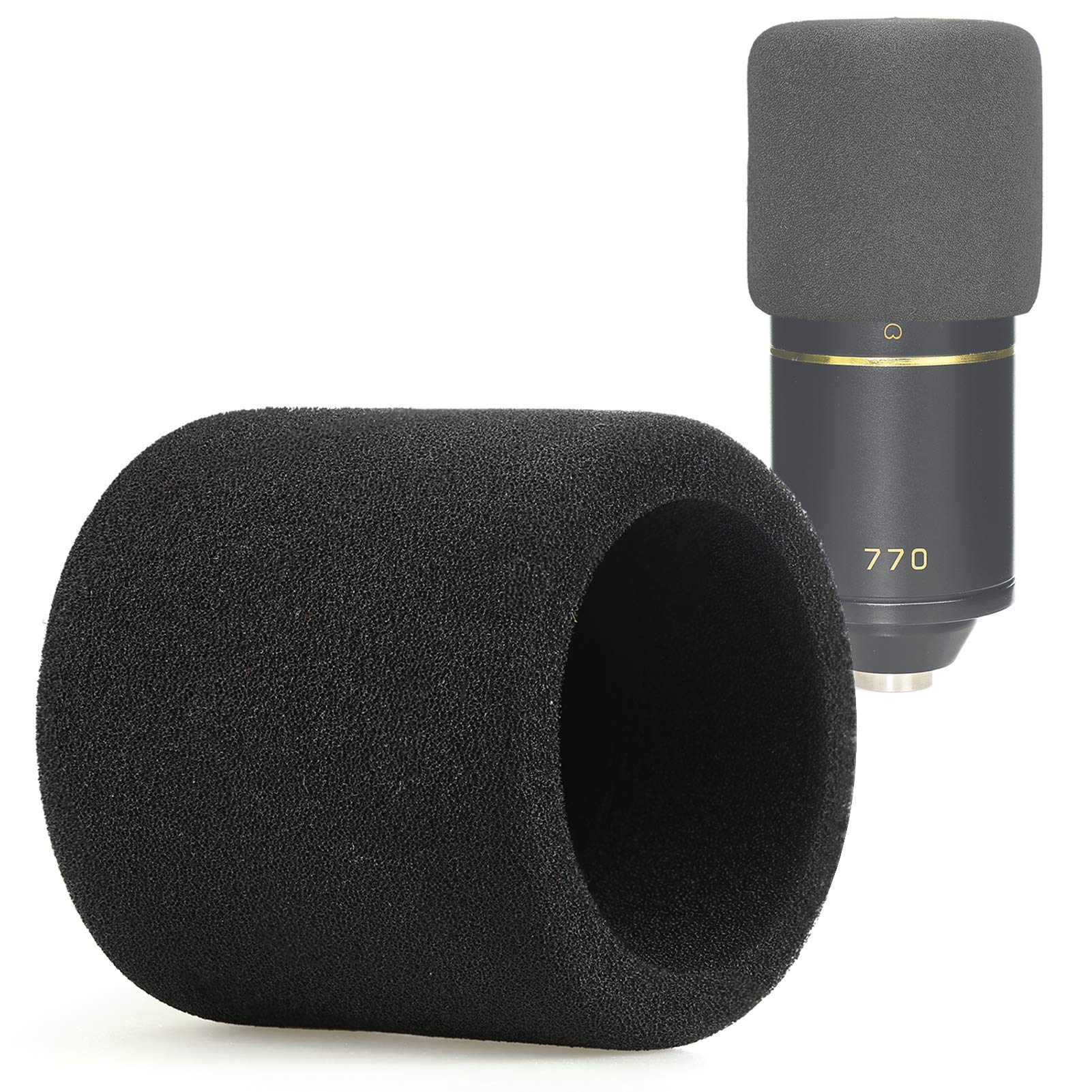 سونمون Sunmon Sunmon Foam Mic Windscreen Pop Filter Wind Cover 5 MM
