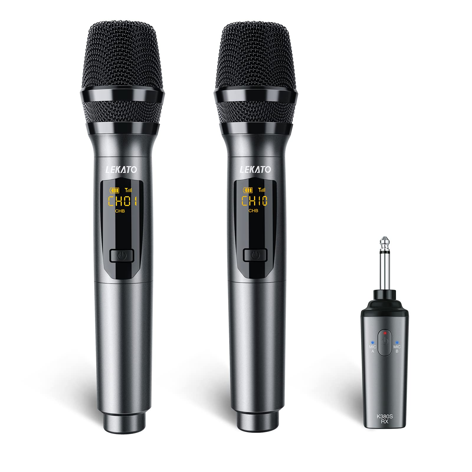 Lekato Lekato Rechargeable Wireless Microphone uhf