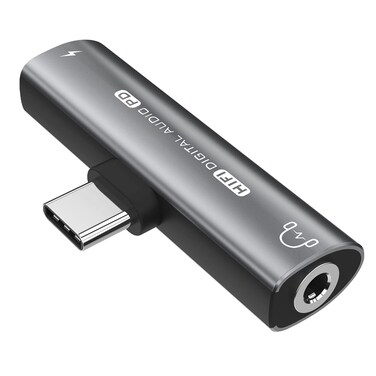 USB C Headphone Adapter, 2 in 1 USB C to 3.5mm Headphone Jack HiFi DAC with 27W Fast Charging Dongle Adapter Compatible for iPhone 15 15Pro 15promax,Samsung Galaxy S23 S22 S21 S20+ Note 20 Pixel 6/5