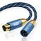 EMK XLR Microphone Cable 3 Pin XLR to XLR Cable for Microphones or Other Professional Recording, Mixing, and Lighting Equipments 10Ft