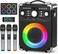 HWWR Karaoke Machine with 3 Microphones for Adults and Kids,Portable Party Karaoke Speaker with DJ Lights, Bluetooth Speaker for Home Party, Gatherings,Monitor-Speaker-and-subwoofer-Parts