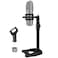 InnoGear Desktop Microphone Stand, Mic Stand Desk Table with Weighted Base Shock Mount Mic Clip 3/8" to 5/8" Adapter Adjustable Height for Hyper X QuadCast Fifine K669B AT2020 Shure SM58 PGA48