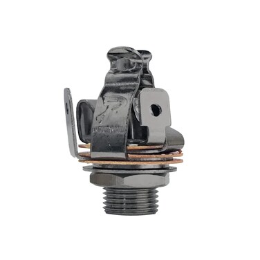 Pure Tone Multi-Contact 1/4 inch Stereo Output Jack   Black Nickel   Dual Tension Grounds &amp; Dual Positive Tips for Optimal Signal, Tone &amp; Lowest Possible Noise