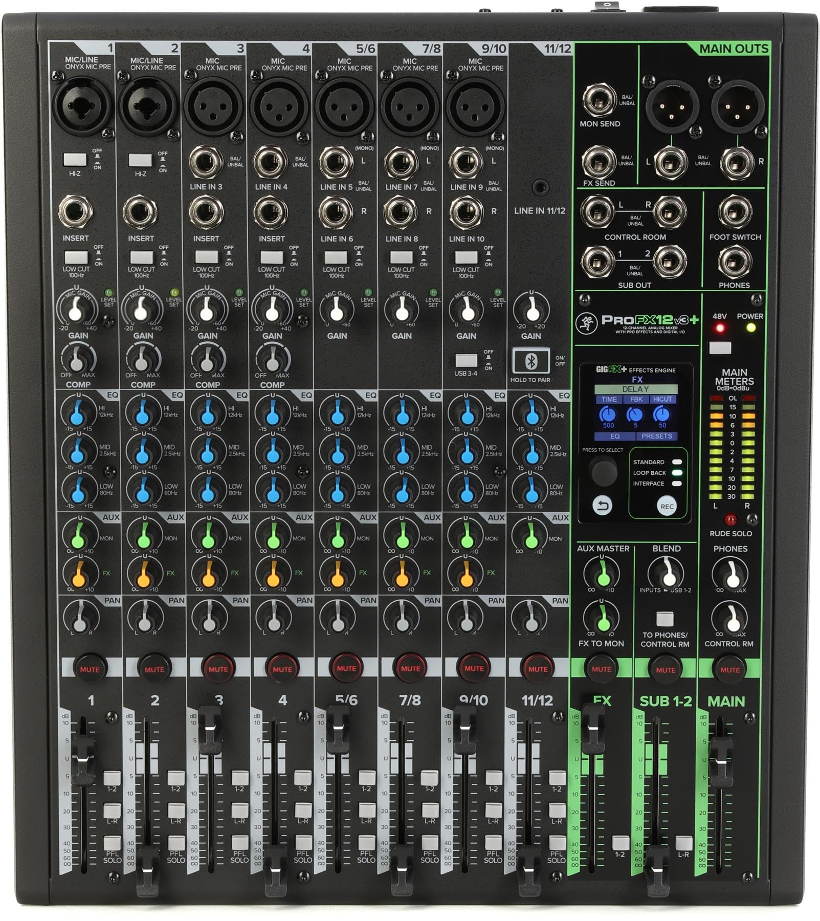 ماكي Mackie profx12v3+