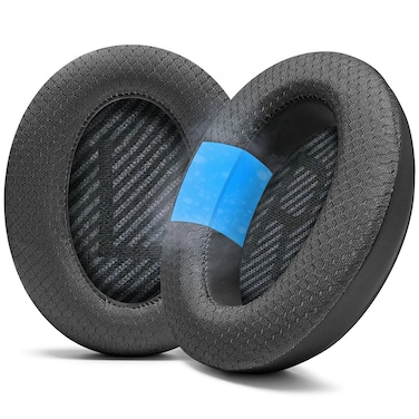 WC Freeze QC35 - Cooling Gel Ear Pads for Bose QC35 &amp; QC35ii (QuietComfort 35) Headphones &amp; More   Breathable Sports Fabric, Cooling Gel, Extra Thick &amp; Cooler for Longer   Black