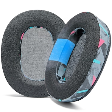WC Freeze Inzone - Cooling Gel Replacement Earpads for Sony Inzone H9 &amp; H7 Headphones by Wicked Cushions - Boost Comfort, Durability, Thickness &amp; Sound Isolation for Epic Gaming   90's Black