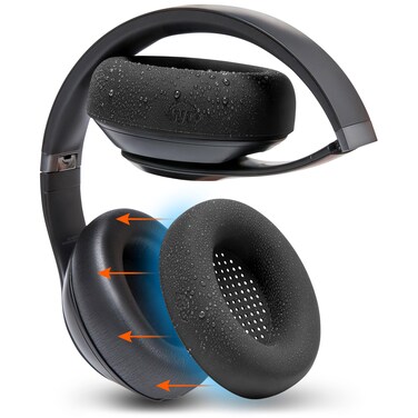 WC SweatZ Studio Pro - Patented Protective Silicone Earpad Covers for Beats Studio Pro Made by Wicked Cushions   Sweatproof &amp; Easily Washable   Black